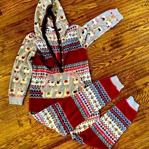 Llama Fleece Pajamas Matilda Jane
